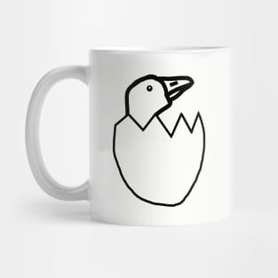 Baby Goose Egg Outline Mug